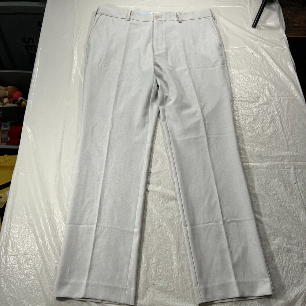 Peter Millar Charlotte Performance Trouser Pants Stretch 34x30 Mens Grey Golf